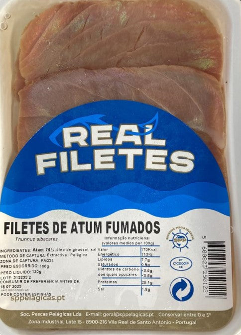 Filetes de Atum Fumado Real Filetes 100g