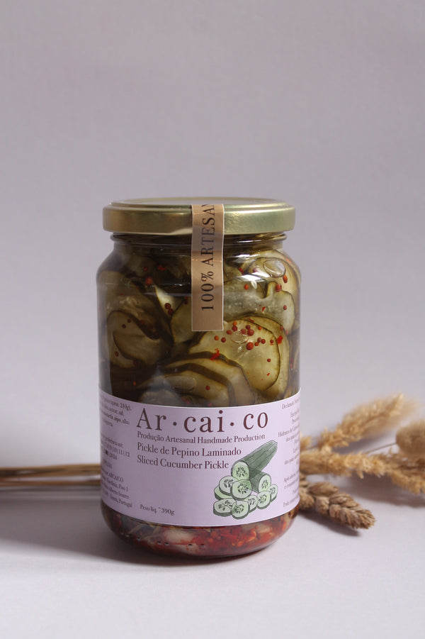 Pickle de Pepino Laminado Arcaico 390g