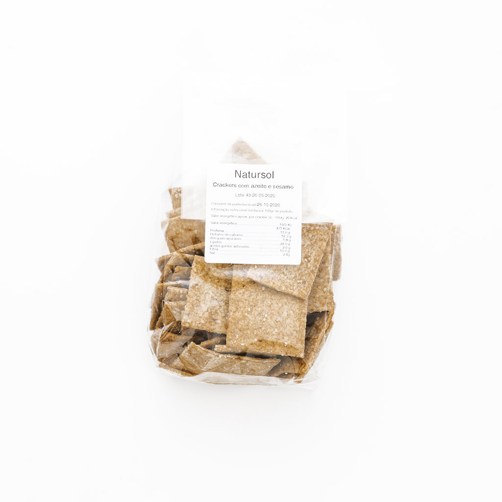 Crackers de Sésamo e Azeite  Natursol Bio 165g