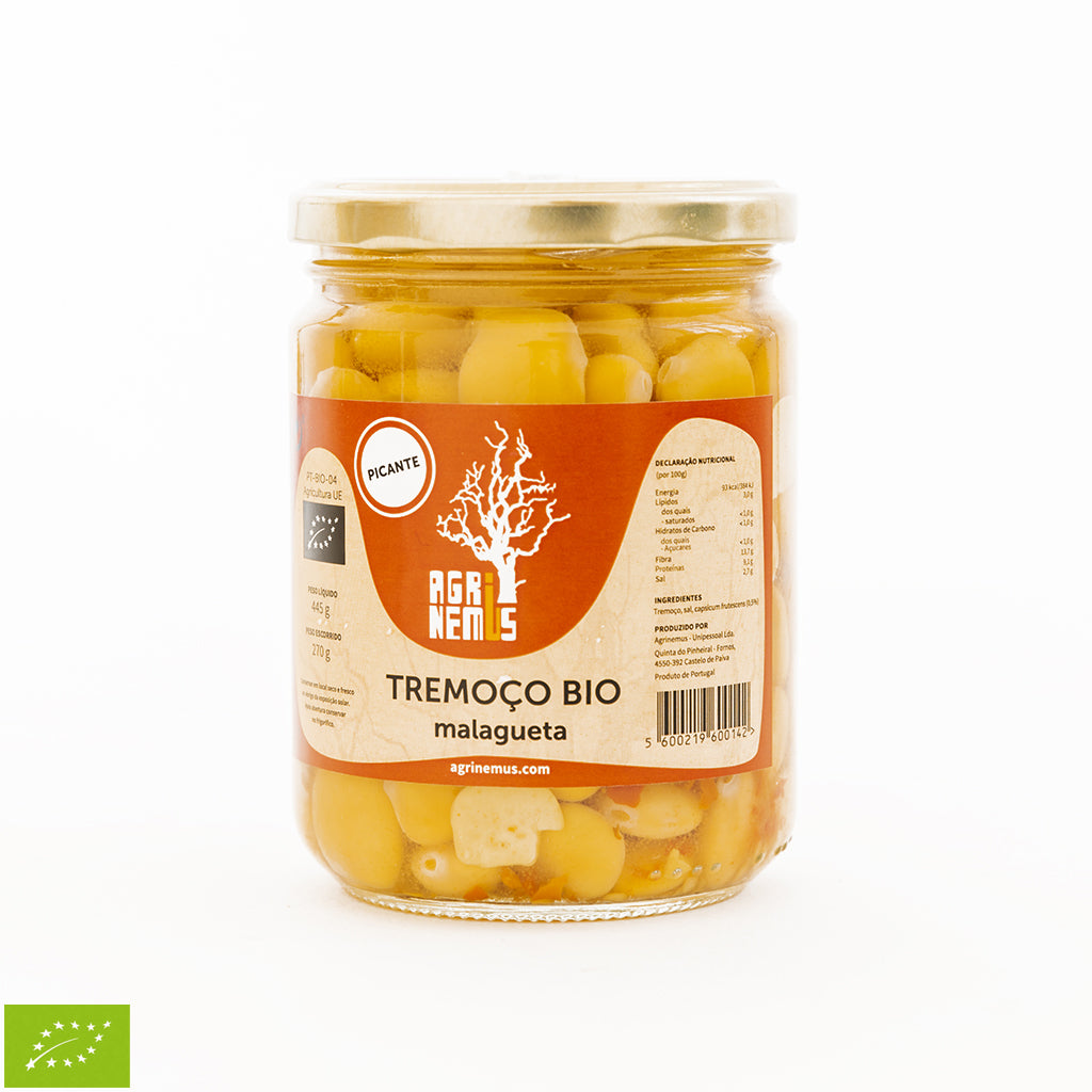 Tremoços com Malgueta Bio (Picante) Agrinemus 270g