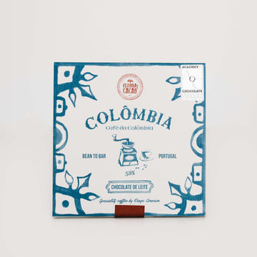 Chocolate de Leite Colômbia 58% c/Café 50g