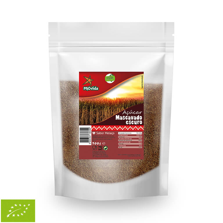 Açúcar Mascavado Escuro Bio 500g